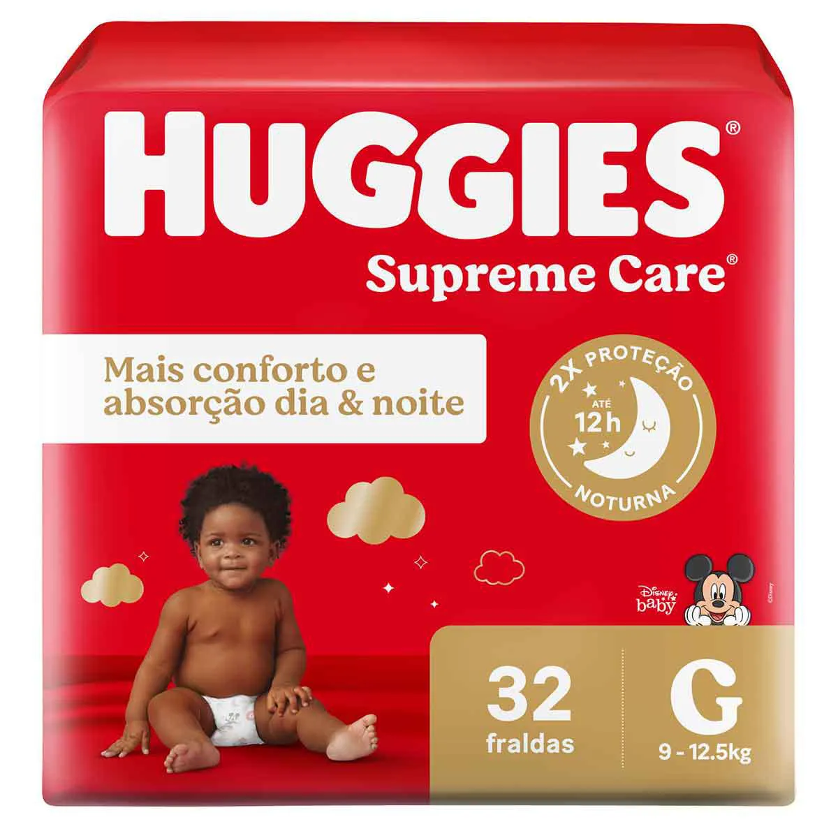 Fralda Huggies Supreme Care Disney Baby G 32 unidades