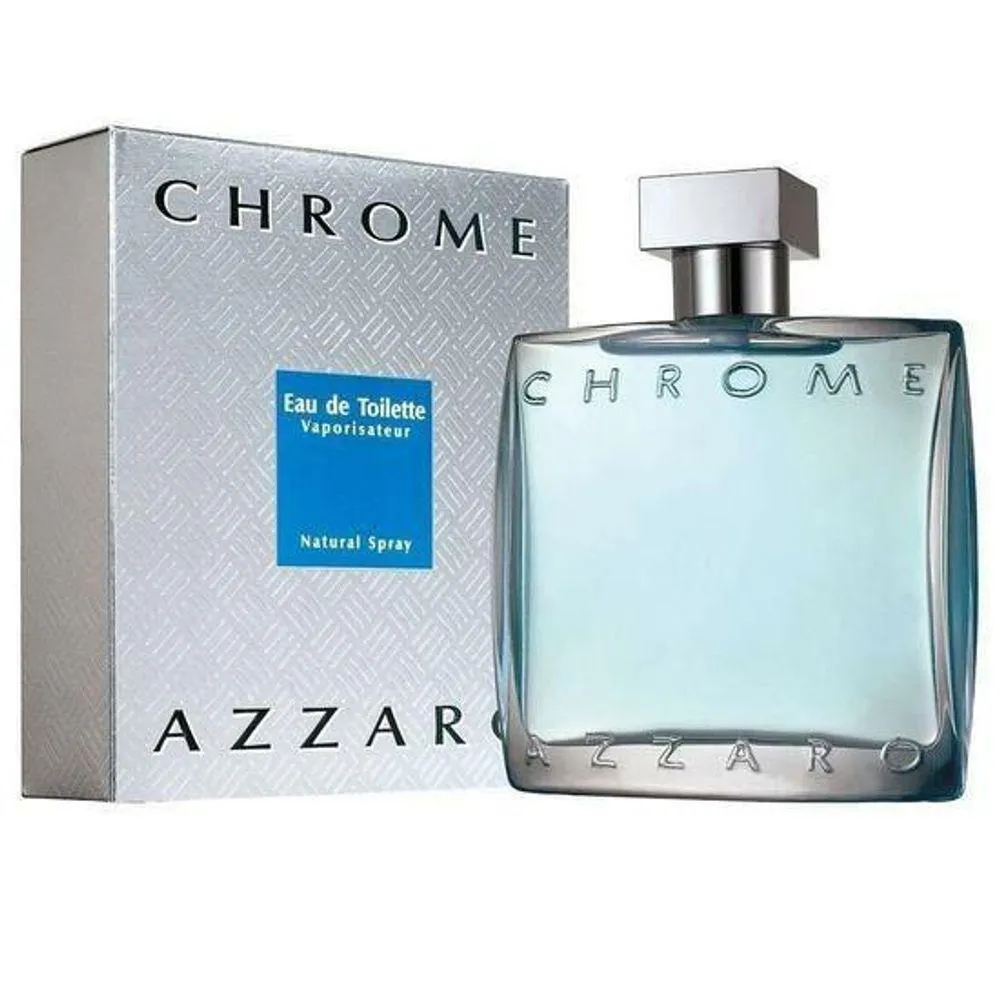 PERFUME AZZARO CHROME - EAU DE TOILETTE - MASCULINO - 50 ML