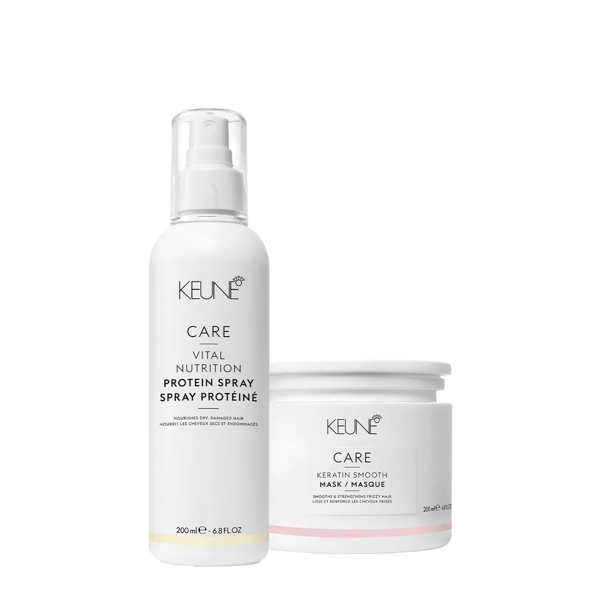 Kit Keune Care Keratin Smooth Máscara E Vital Nutrition Protein (2 Produtos)
