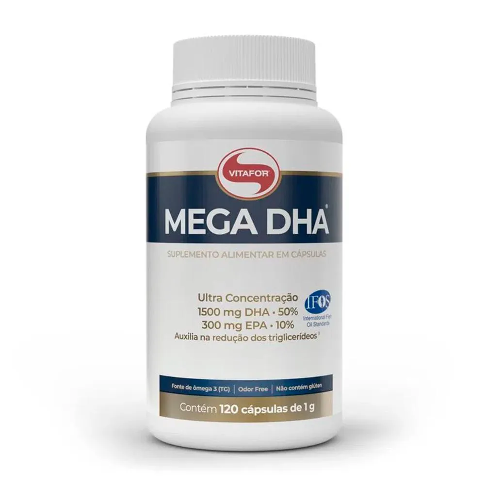 MEGA DHA 120 CAPS - VITAFOR