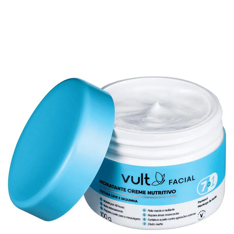 VULT HIDRATANTE CREME NUTRITIVO FACIAL 100G