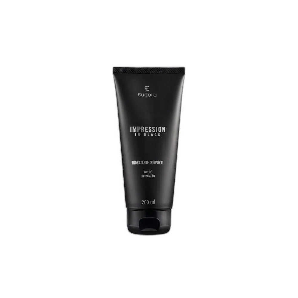 EUDORA KISS ME IMPRESSION IN BLACK HIDRATANTE CORPORAL 200ML