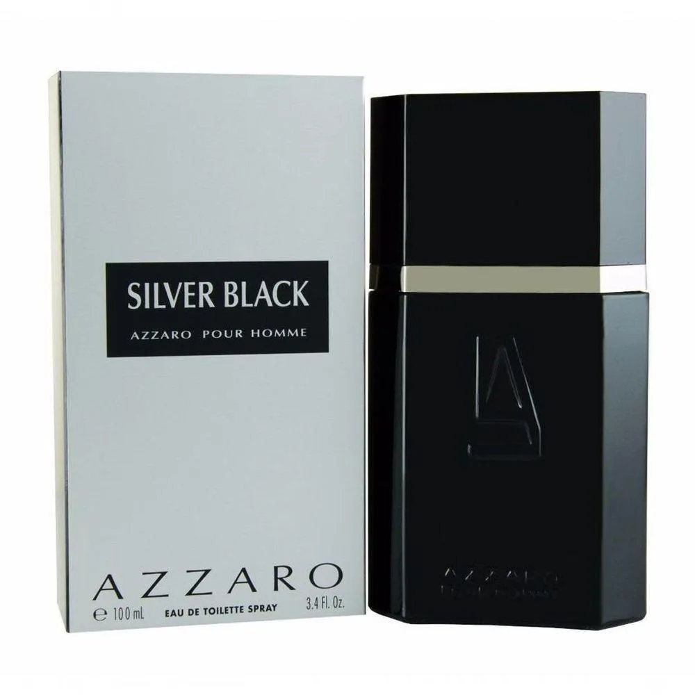PERFUME AZZARO SILVER BLACK MASCULINO 100 ML