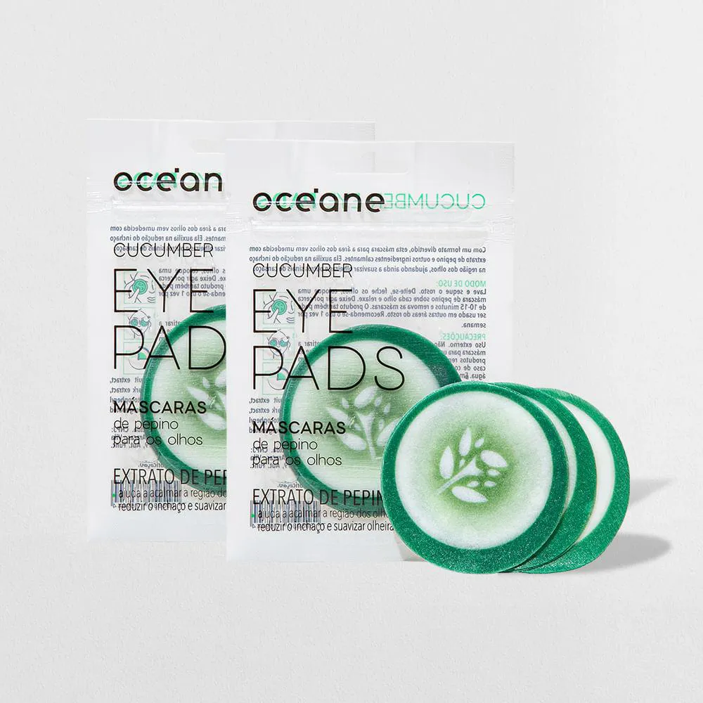 KIT MáSCARA PARA OS OLHOS DE PEPINO (2 PRODUTO)