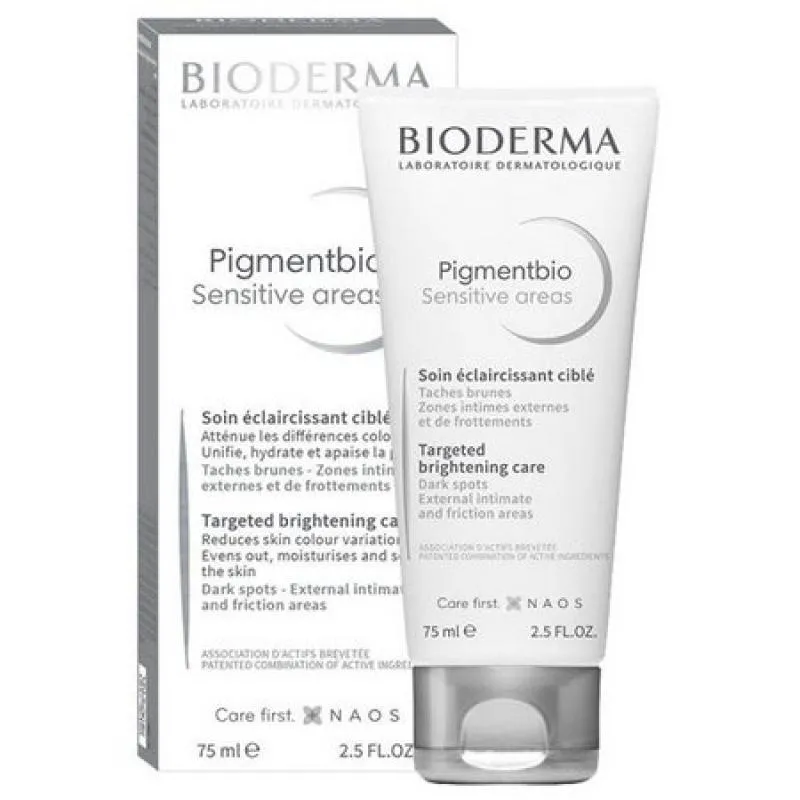Bioderma Pigmentbio Sensitive Areas - Creme Clareador Corporal 75ml