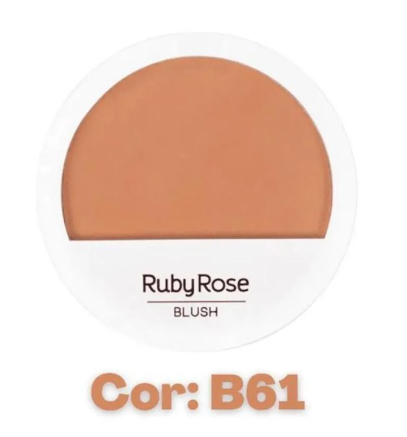 BLUSH EM Pó  B61 PêSSEGO - RUBYROSE