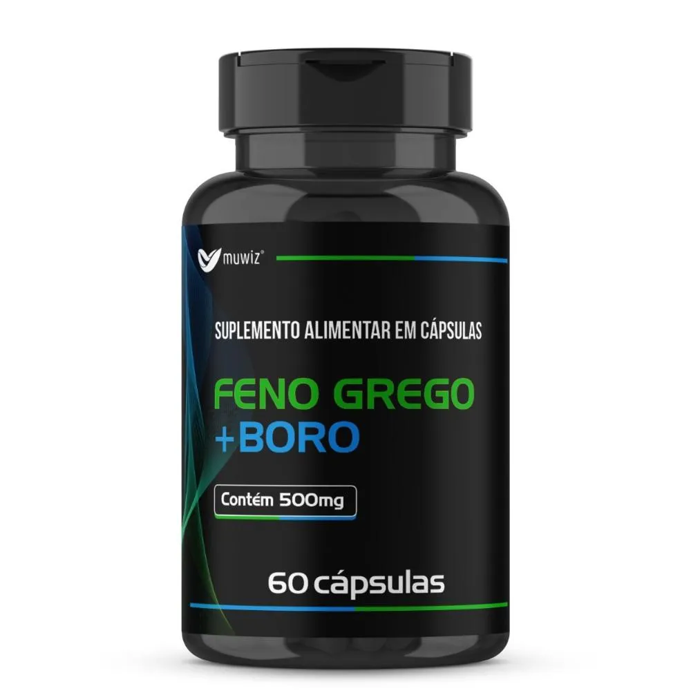 FENO GREGO + BORO 60 CáPSULAS 500MG MUWIZ