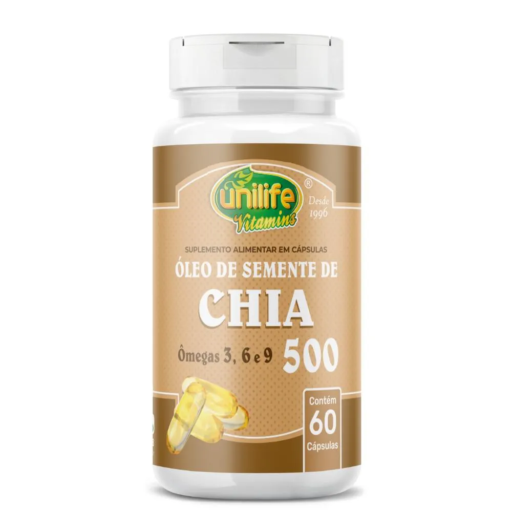 ÓLEO DE CHIA 60 CáPSULAS 700MG UNILIFE