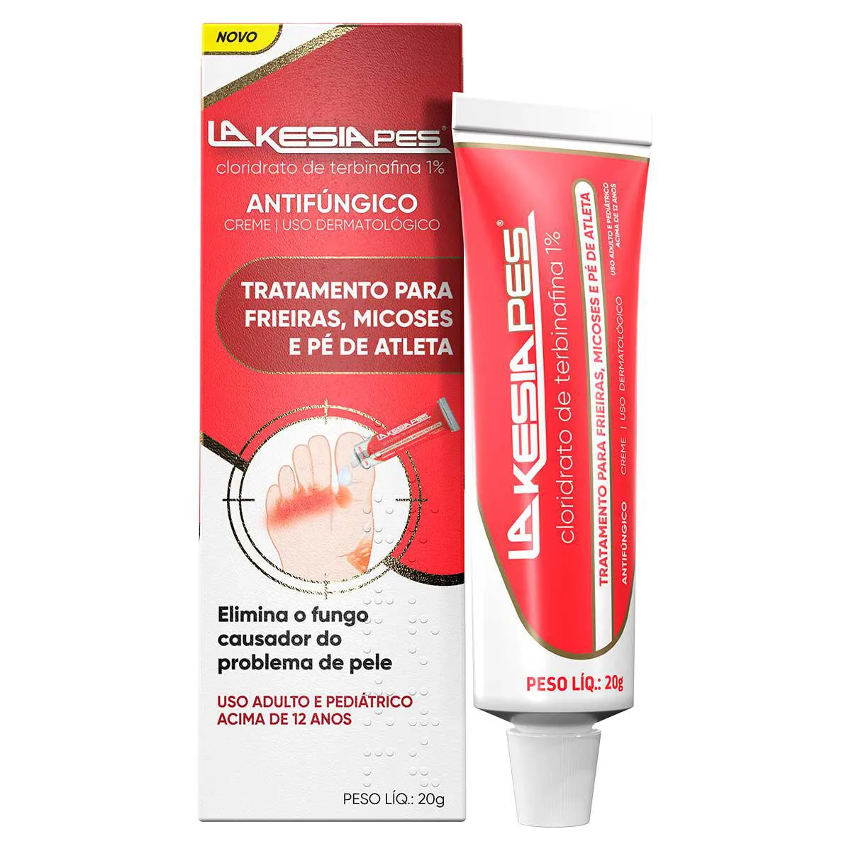 Lakesia LAKESIAPES CREME ANTIFUNGICO 20G 946828 | Drogasil