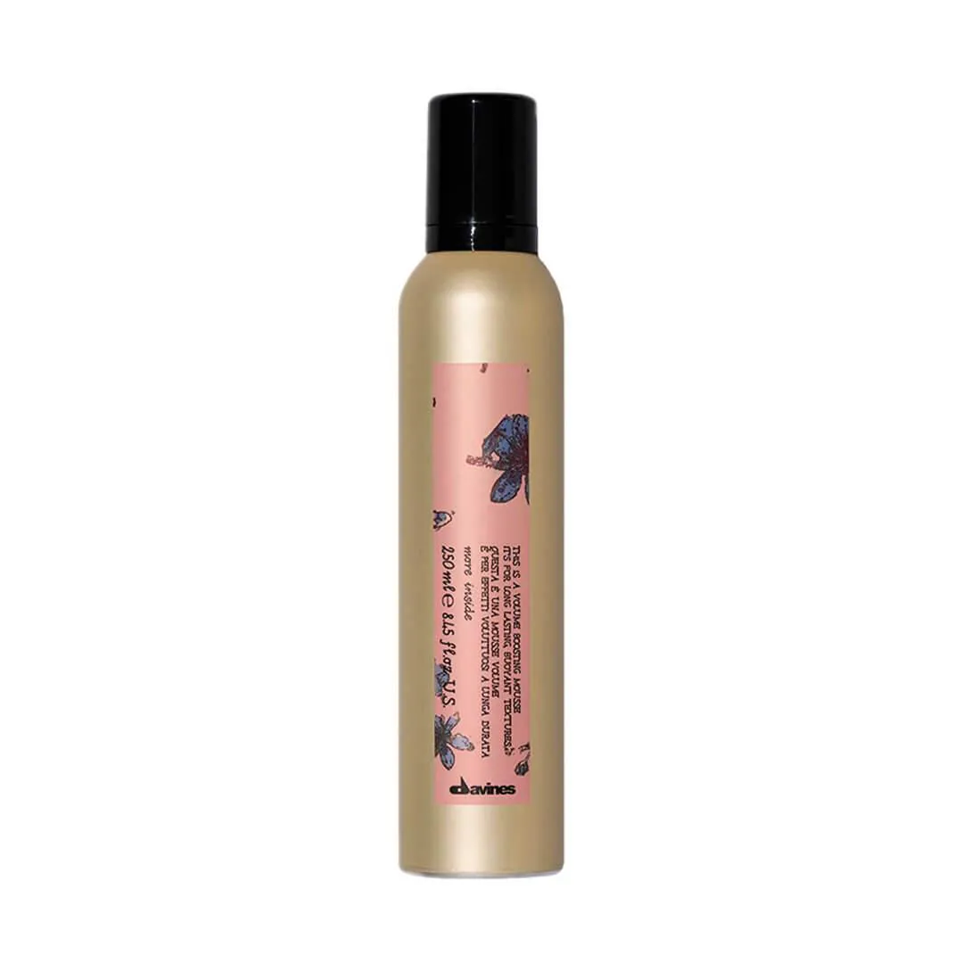 DAVINES VOLUME BOOSTING MOUSSE 250ML - ESPUMA DE VOLUME LONGA DURAçãO