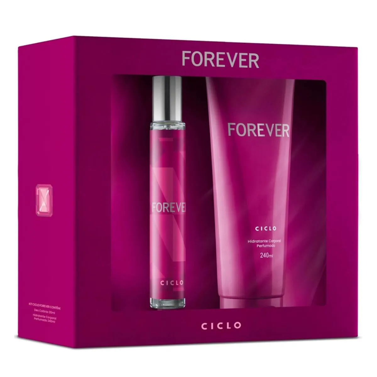 ESTOJO FOREVER (HIDRATANTE 240ML + DEO COLONIA 30ML) - CICLO