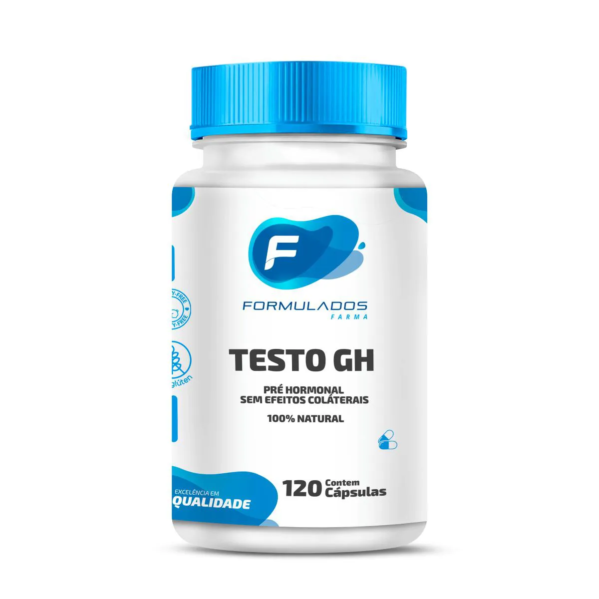TESTO-GH 120 CáPSULAS - FORMULADOS FARMA
