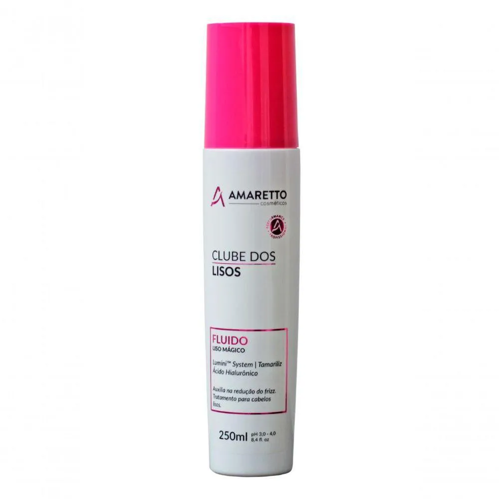 FLUíDO LISO MáGICO CLUBE DOS LISOS AMARETTO 250 ML