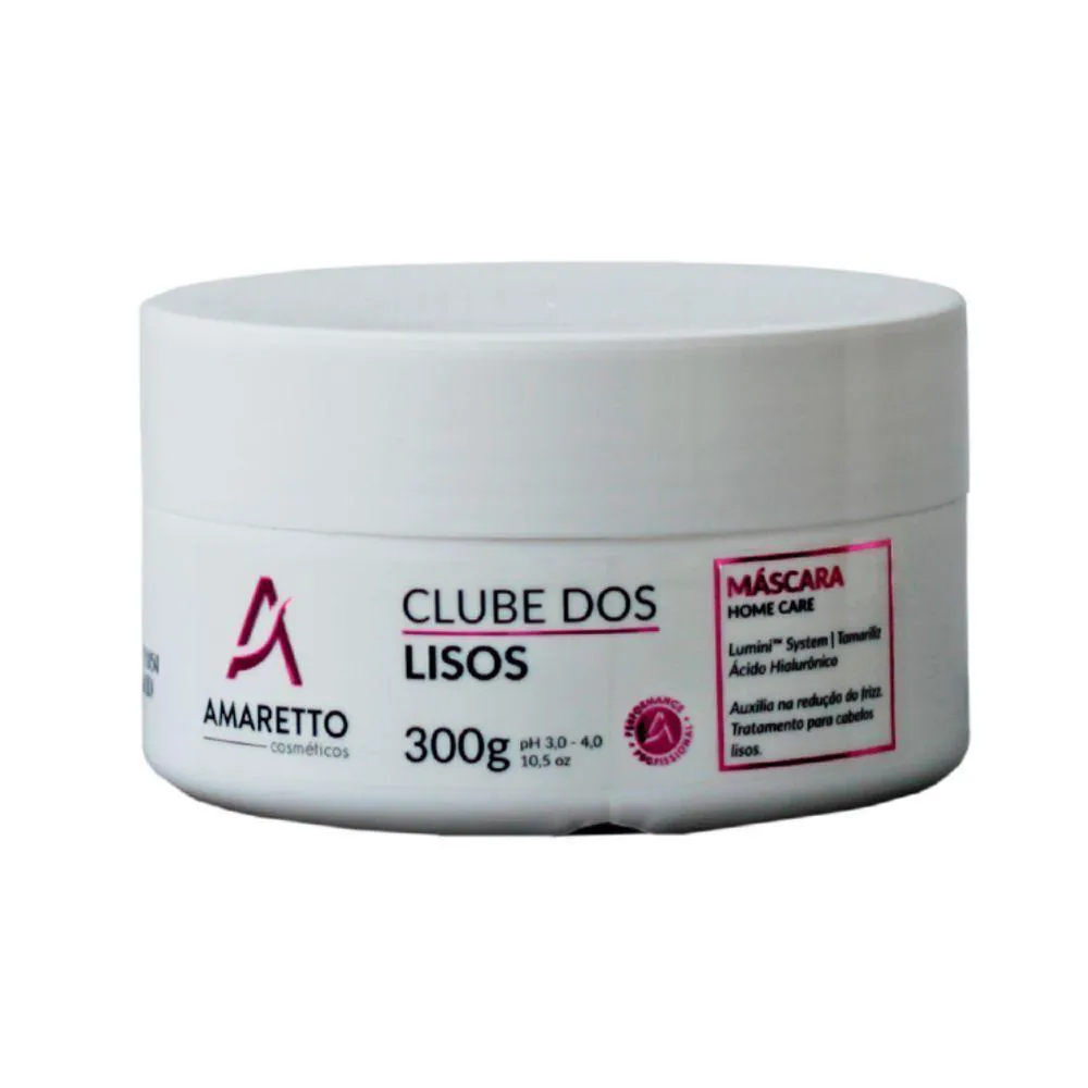 MáSCARA CLUBE DOS LISOS AMARETTO 300G