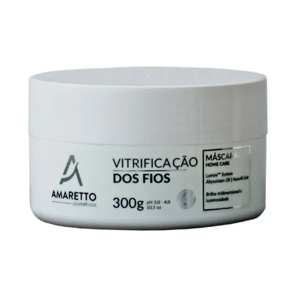 MáSCARA VITRIFICAçãO DOS FIOS AMARETTO 300G