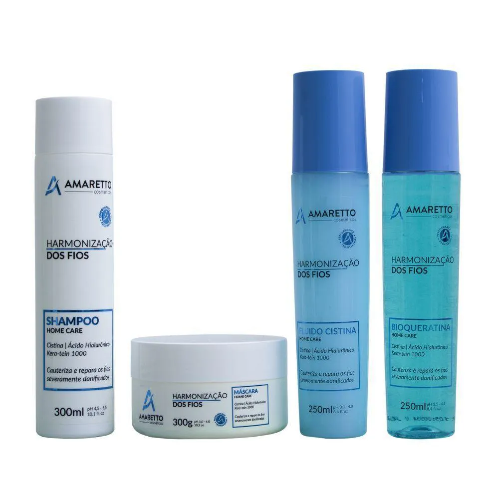 KIT HARMONIZAçãO DOS FIOS AMARETTO