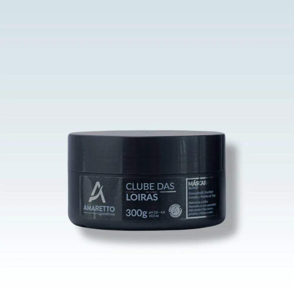 MASCARA CLUBE DAS LOIRAS AMARETTO 300 G