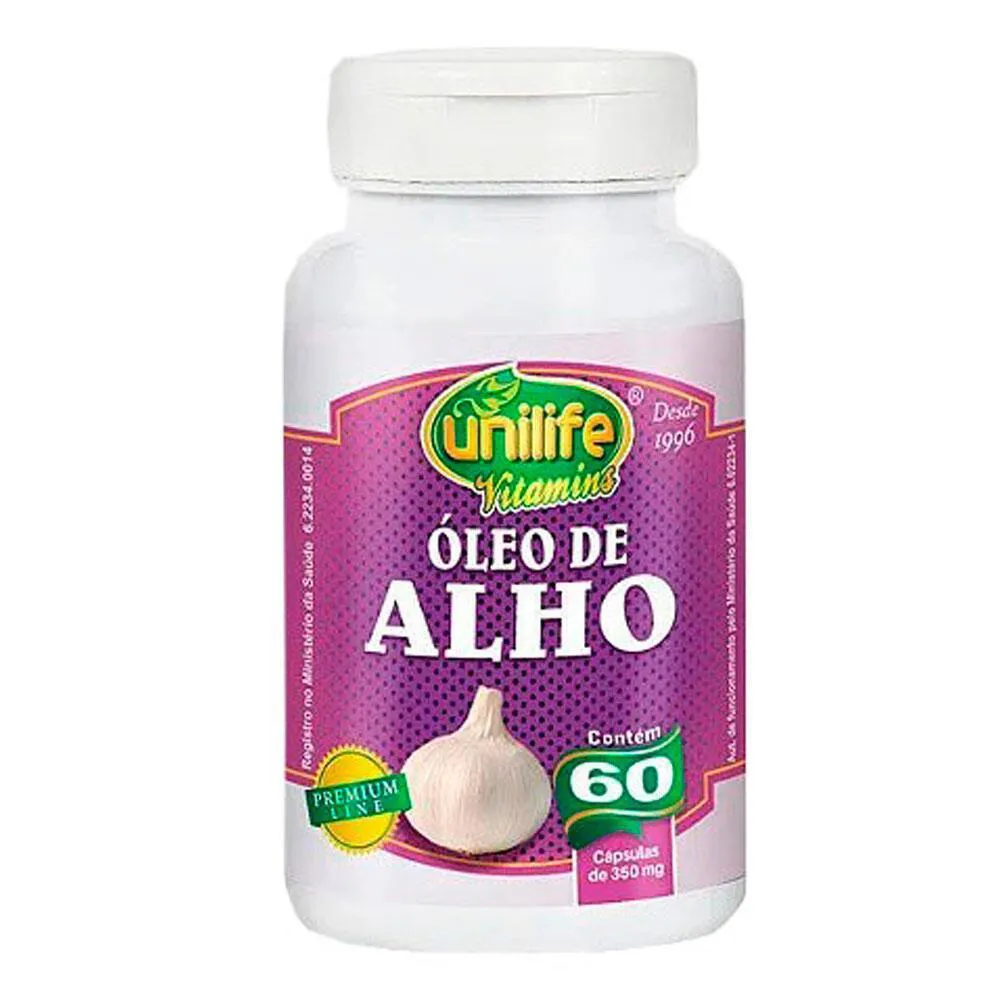 Óleo De Alho Unilife 60 Cáps