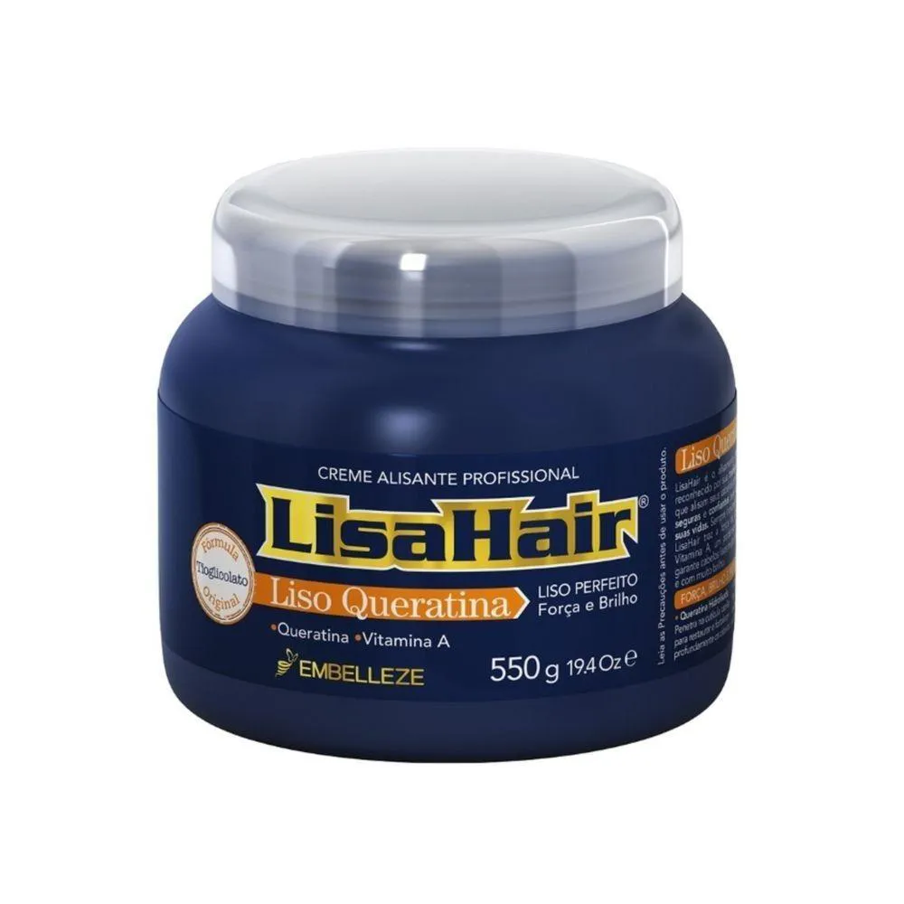 Lisahair Queratina Alisamento Profissional 550G