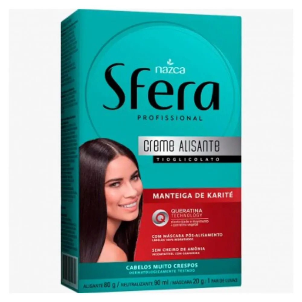 Sfera Creme Alisante Manteiga De Karité 80G