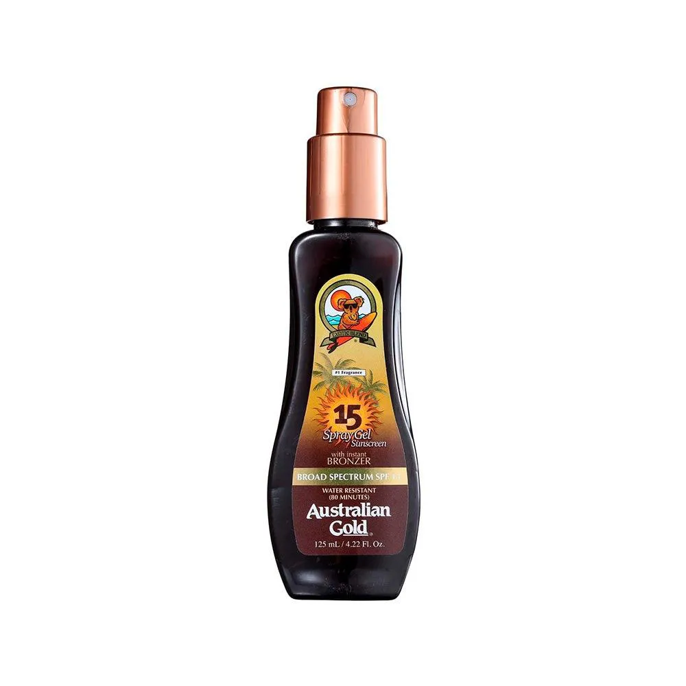 Bronzeador Australian Gold Inst Bronzer Fps15 Spray Gel 125Ml