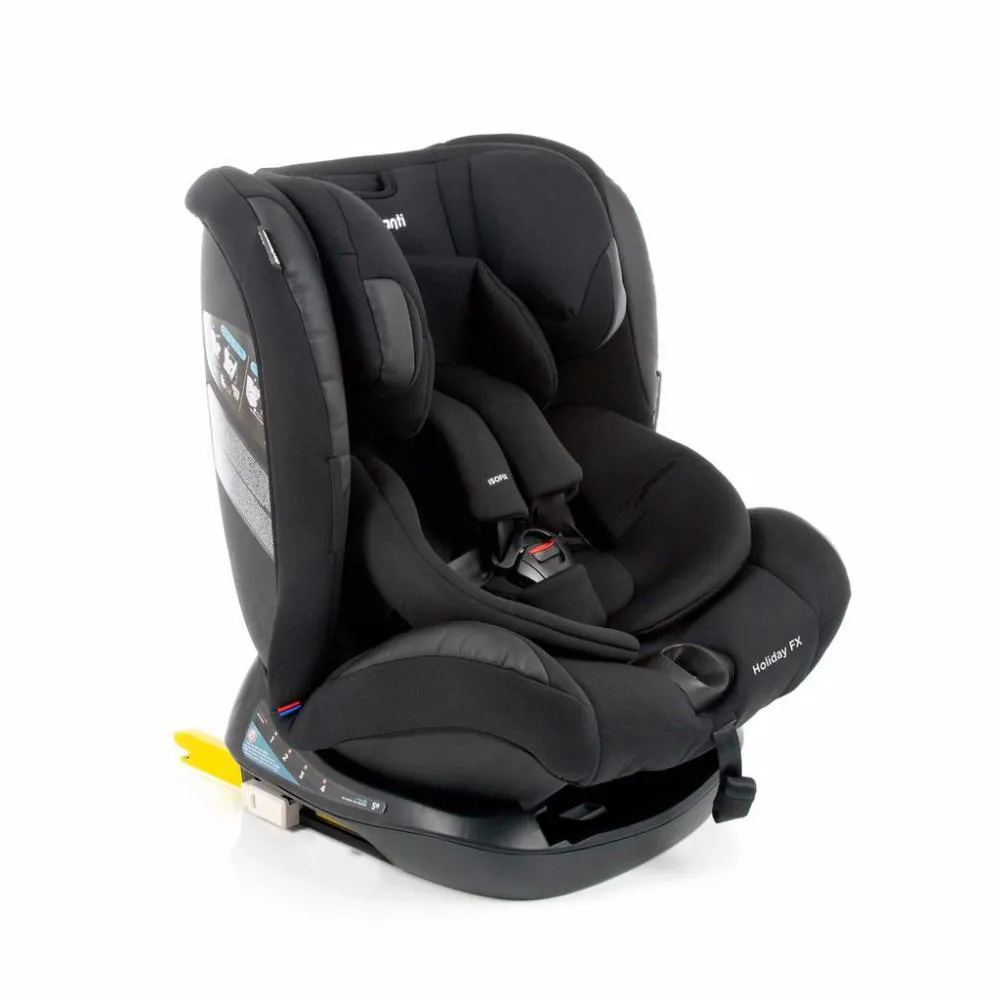 Cadeirinha De Carro Holiday Fx Com Isofix Infanti 0 A 36Kg Black Intense