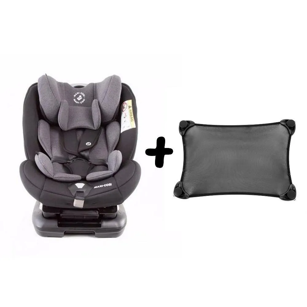 Cadeirinha De Carro Jasper Maxi-Cosi 0 A 36 Kg Authentic Black + Protetor Solar Stretch