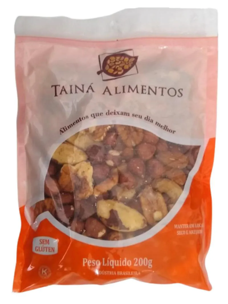 Mix De Castanhas Premium Tainá Alimentos 200G