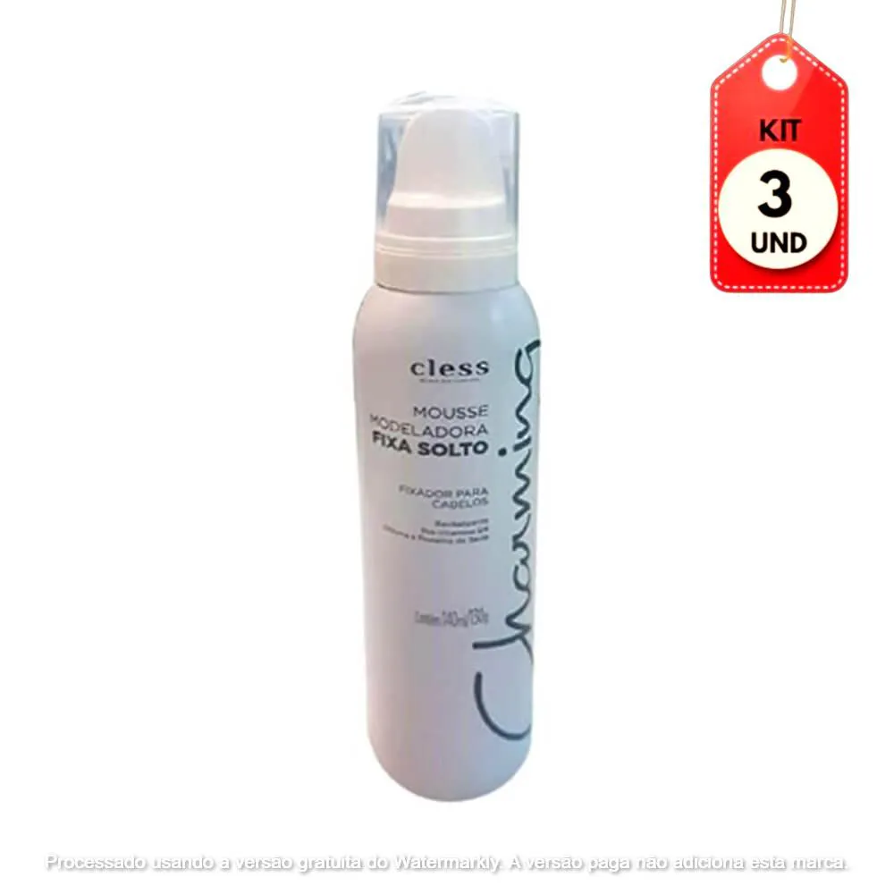 Kit C/03 Charming Mousse Modelador Normal 140Ml