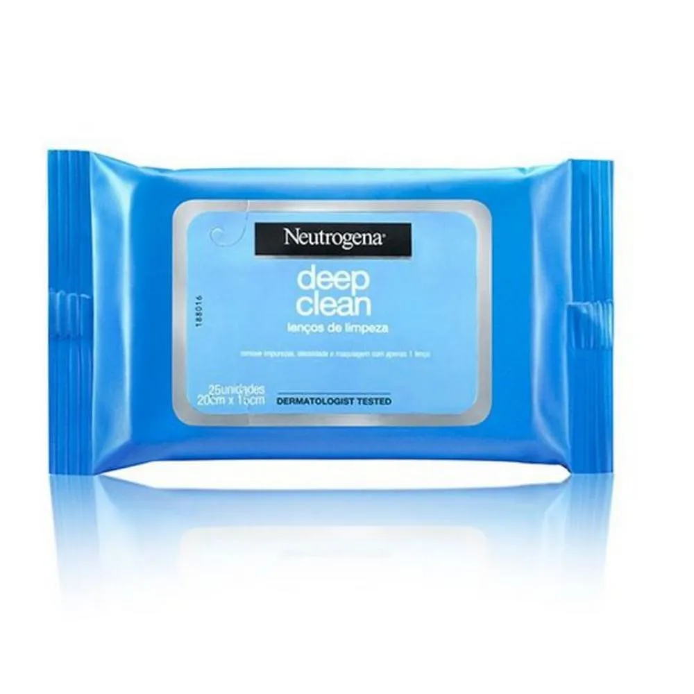 Neutrogena Deep Clean Lenço Demaquilante 25Un