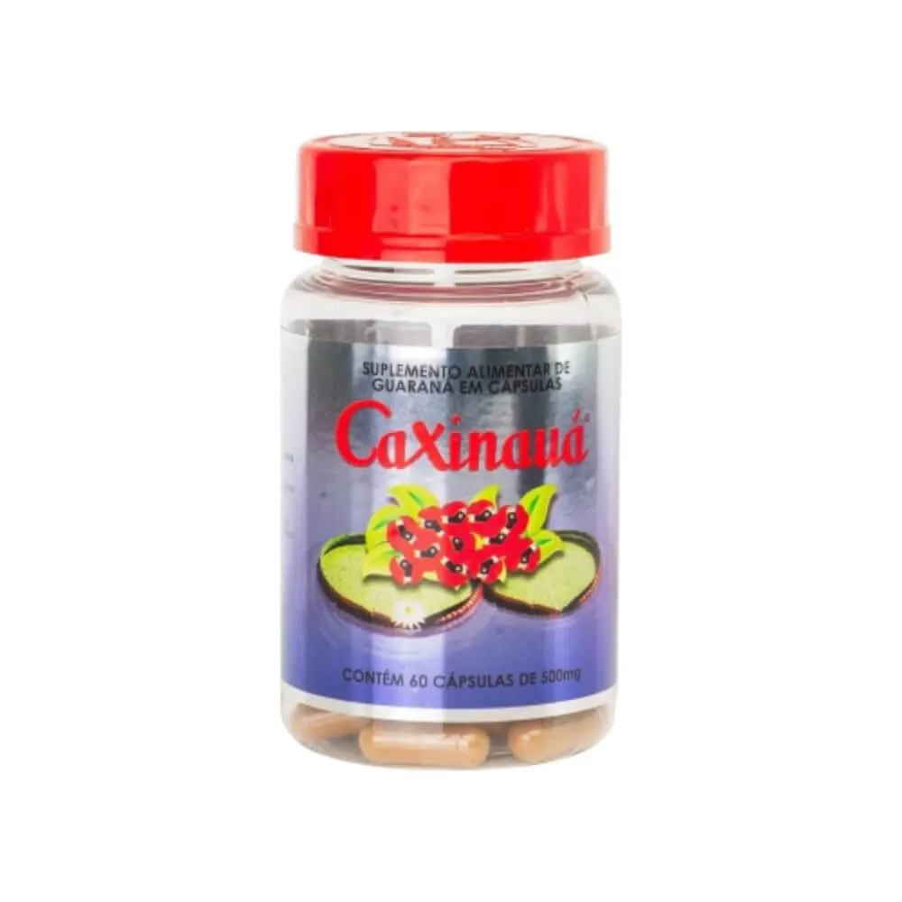 Caxinauá Guaraná C/60 Cápsulas 500Mg
