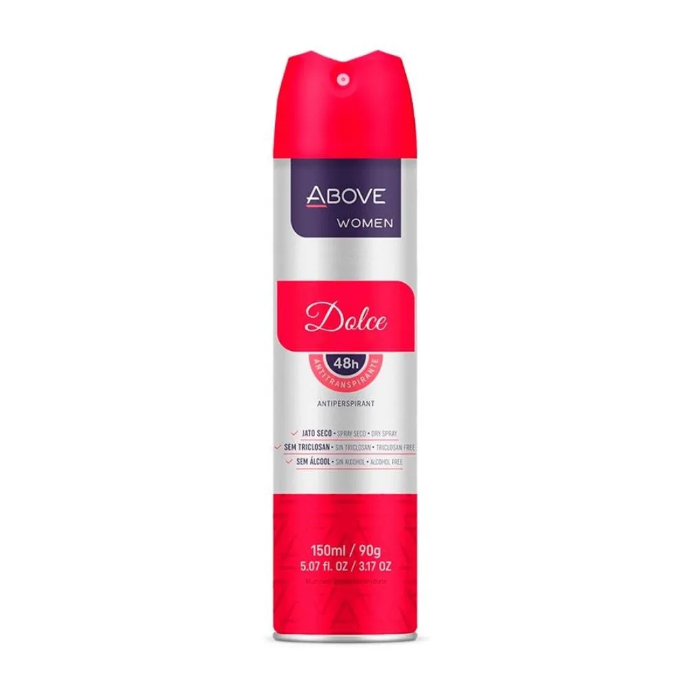 Desodorante Antitranspirante Aerosol Above Women Dolce Vita 48H 150Ml 