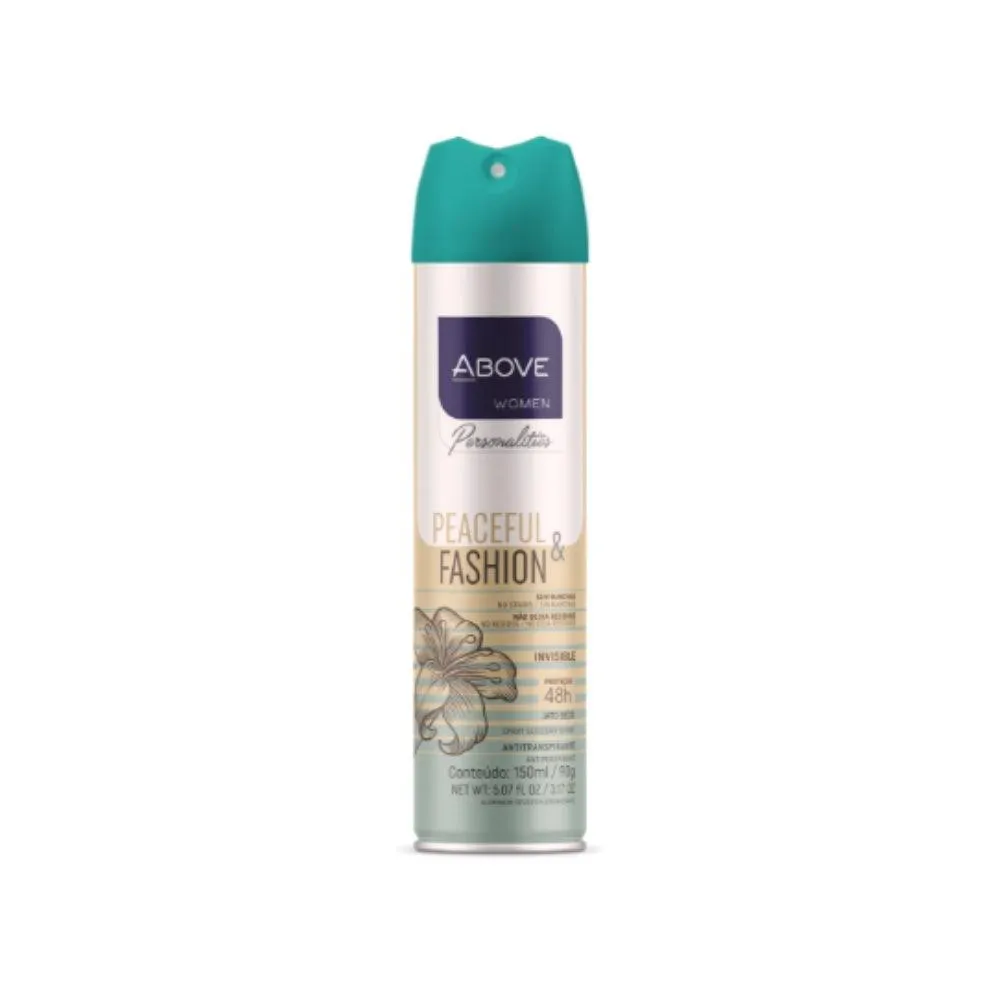 Desodorante Antitranspirante Aerosol Above Women Personalities Peaceful Fash 48H 150Ml