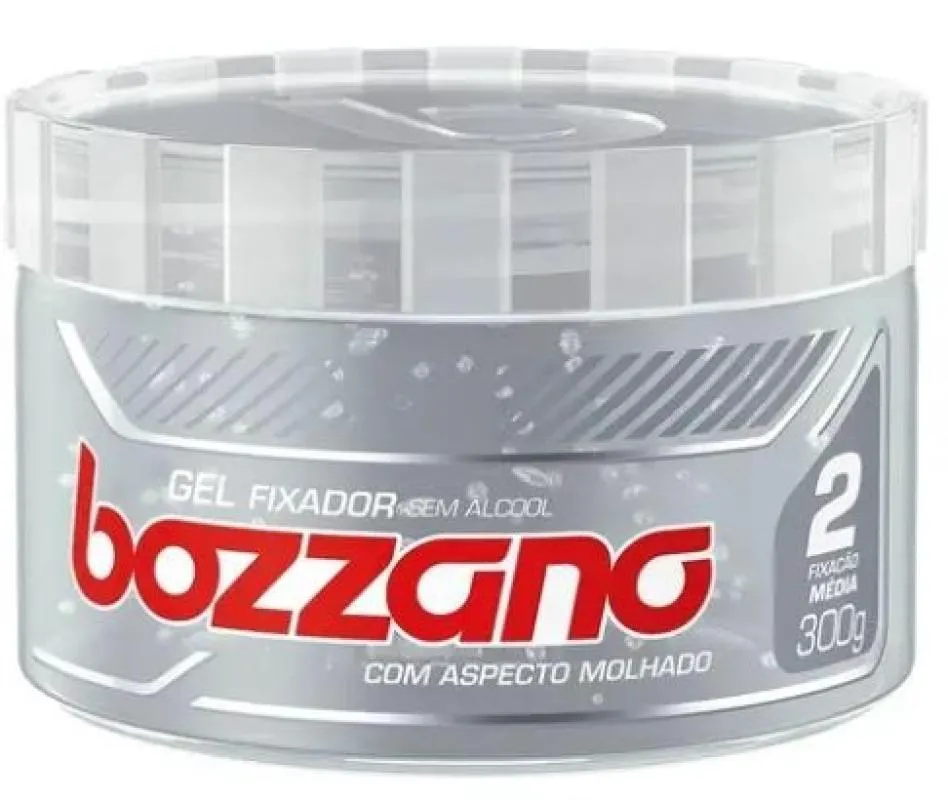 Bozzano Gel Fixador Brilho Molhado 300G