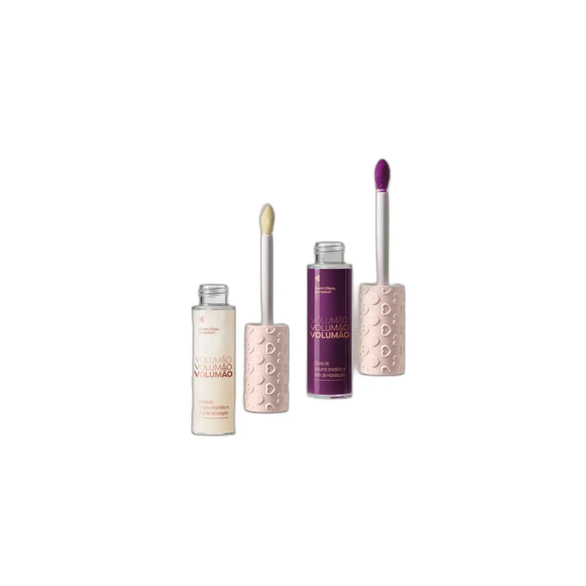 Quem Disse, Berenice? Kit Gloss Volumão: Gloss Labial Volumão Cereja Explosão + Gloss Labial Volumão Incolor Nasci Assim