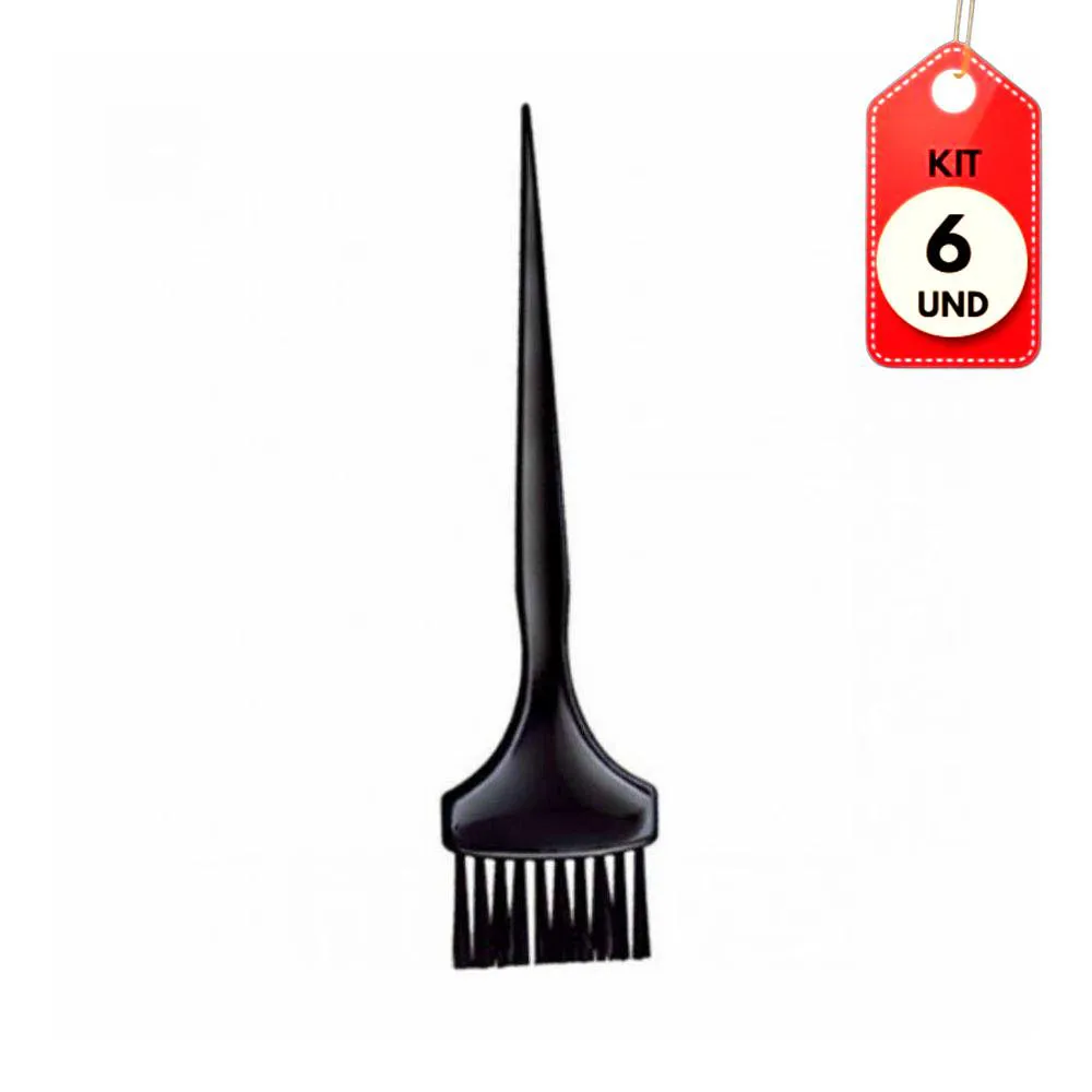 Kit C/06 Marco Boni 1388 Pincel P/ Tintura De Cabelo