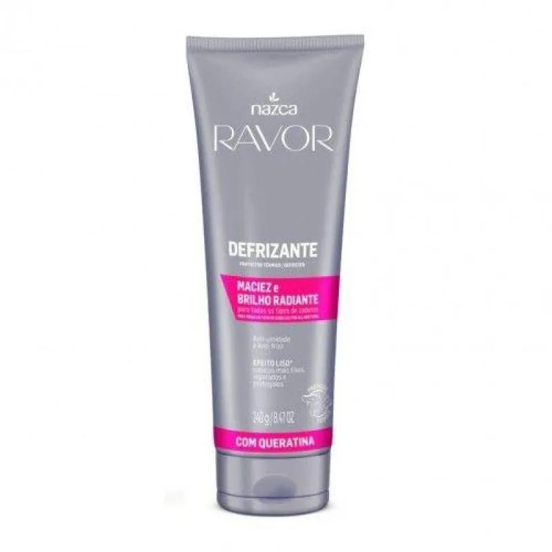 Defrizante Ravor Protetor Termico C/ Queratina 240G