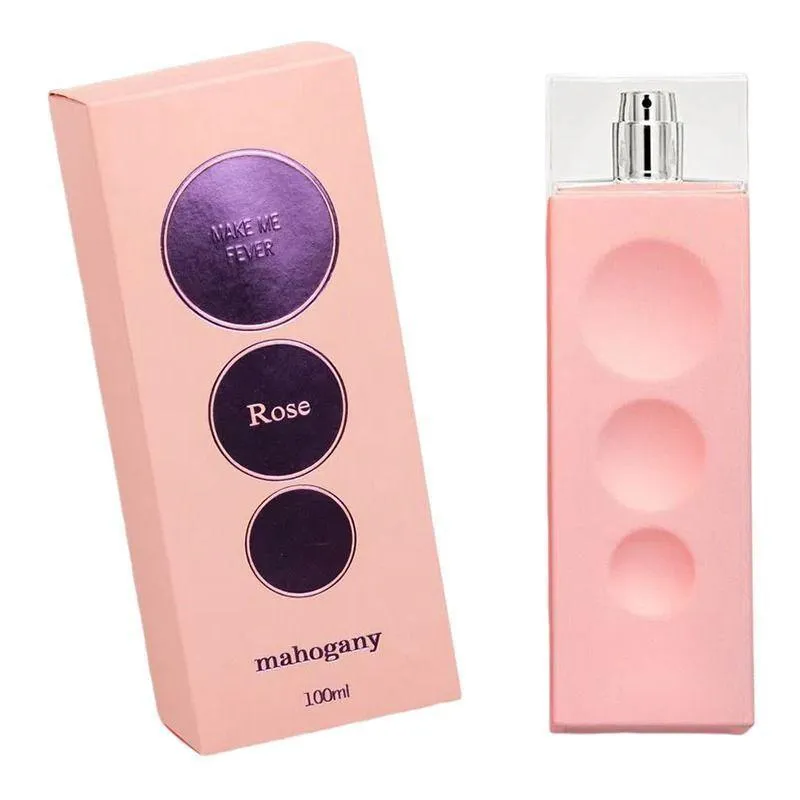 Fragrância Make Me Fever Rose Desodorante Corporal Mahogany 100ml