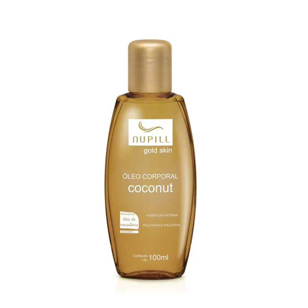 Nupill Gold Skin Óleo Corporal Coconut + Macadâmia 100Ml