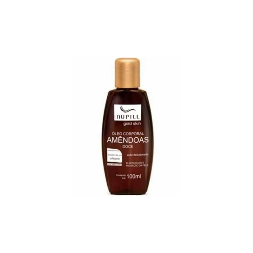 Nupill Semente De Uva / Colágeno Óleo Corporal De Amêndoas 100Ml