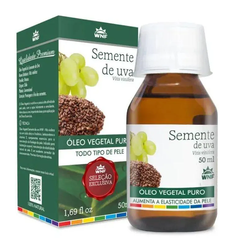 Óleo Vegetal Semente De Uva Wnf 50Ml