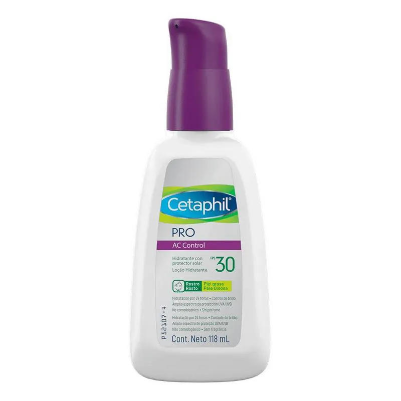 Loã§Ã£O Hidratante Proteã§Ã£O Solar Fps30 Cetaphil Pro Ac Control 118Ml