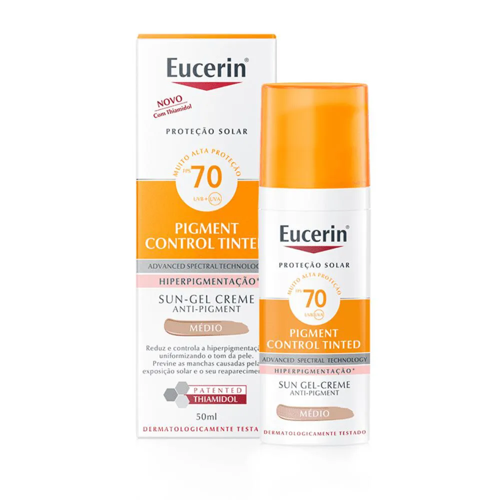 Eucerin Sun Pigment Control Tinted Médio Fps70 50Ml