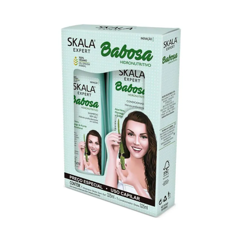 Skala Babosa Shampoo + Condicionador