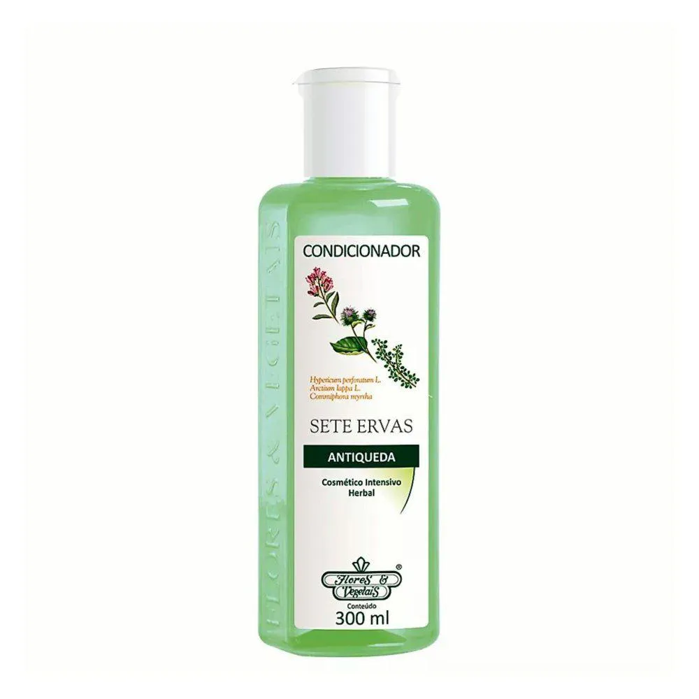 Flores & Vegetais Sete Ervas Antiqueda Condicionador 300Ml