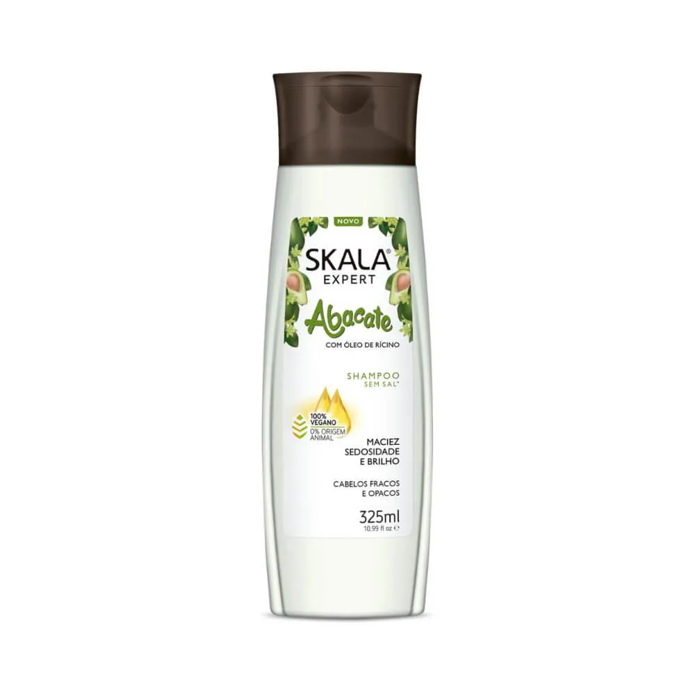 Shampoo Skala Bomba de Vitaminas Abacate Hidratação Profunda 325ml