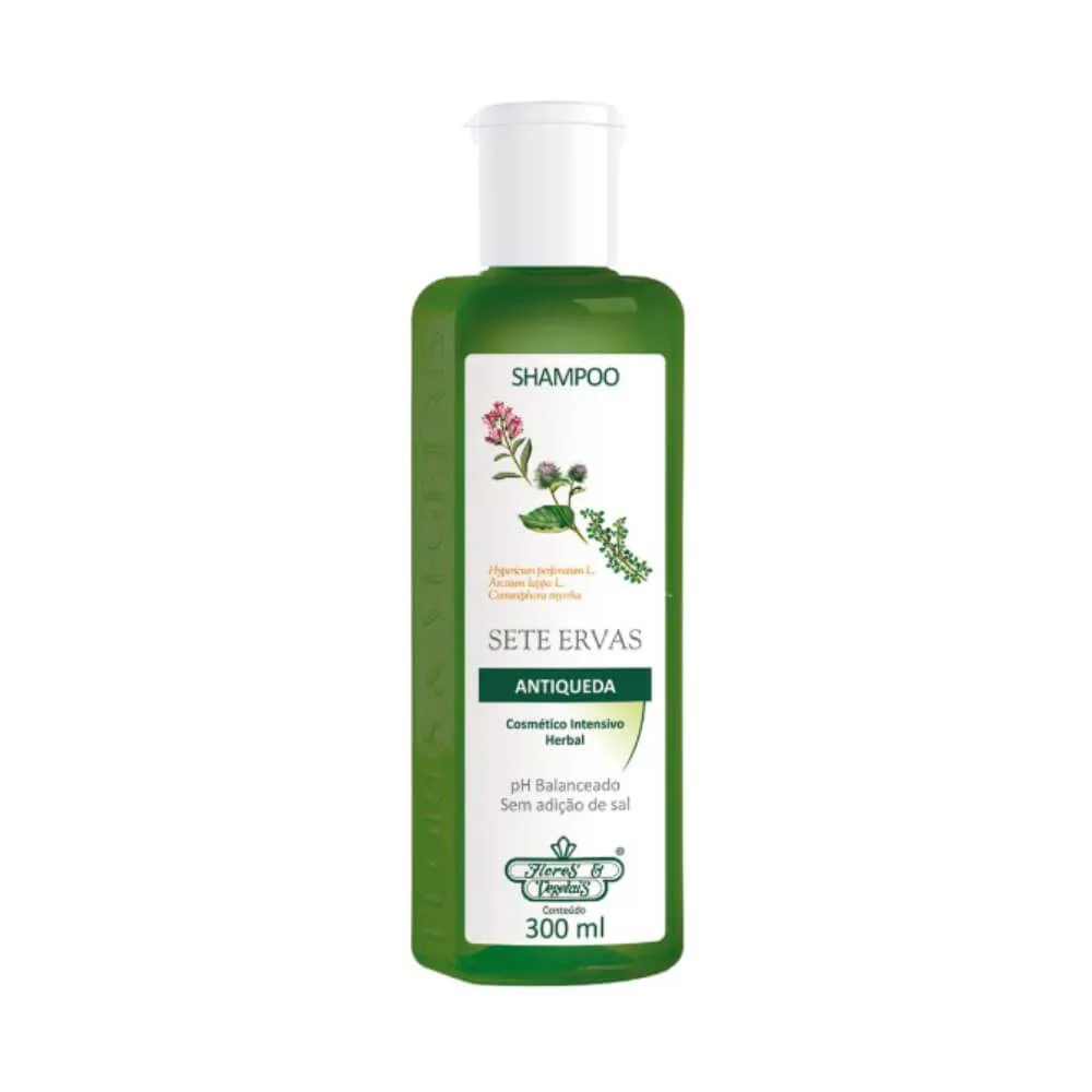 Flores & Vegetais Antiqueda 7 Ervas Shampoo 300Ml