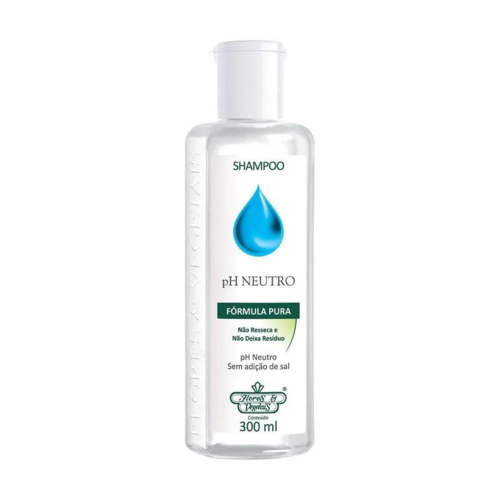 Flores & Vegetais Shampoo Neutro 300Ml