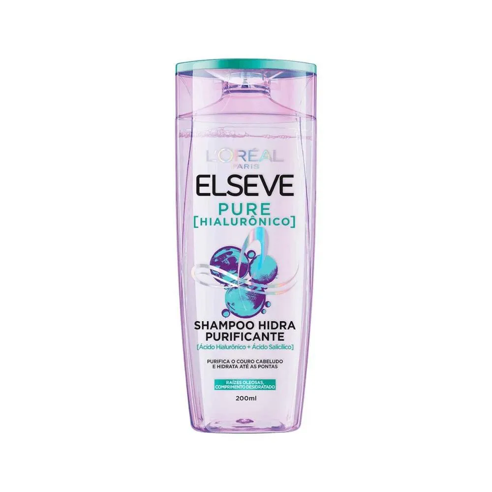 Shampoo Elseve Pure Hialuronico 200Ml