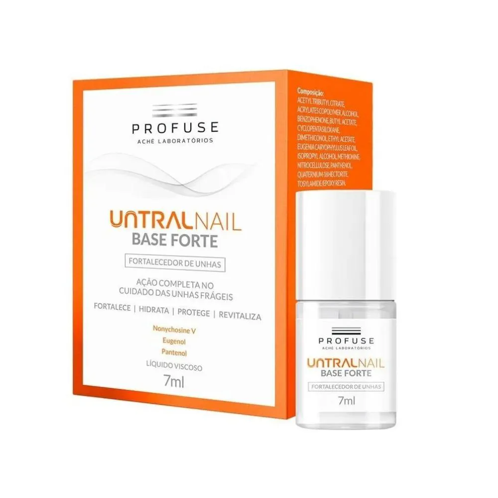 Profuse Untralnail Base Forte Fortalecedor De Unhas 7Ml